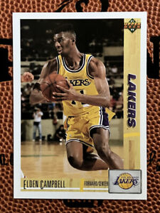 1991-92 Upper Deck Elden Campbell #126 Base Card LA Lakers