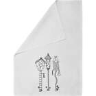 'Funky Birdhouses' Cotton Tea Towel / Dish Cloth (TW00022930)