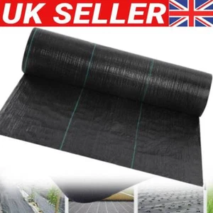 Heavy Duty Weed Membrane Weed Control Fabric Barrier Suppressant Garden Sheet UK - Picture 1 of 19