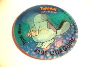 (ZBC) WALKERS HOLOGRAPHIC POKÉMON TAZO # 195 QUAGSIRE - Imagen 1 de 2