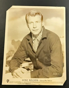 Gene Nelson Original Warner Brothers 8 x10 Publicity B&W Photo - Picture 1 of 5