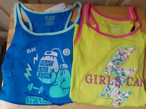 Tek Gear (TWO) Girls Active Wear Tank Tops Size XXL (18-20)   NEW WITH TAGS - Picture 1 of 5