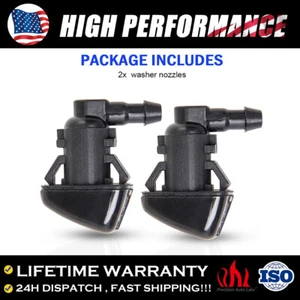 2 PCS Fits 2008-2012 Ford Escape Windshield Wiper Water Jet- Spray Washer Nozzle - Picture 1 of 12