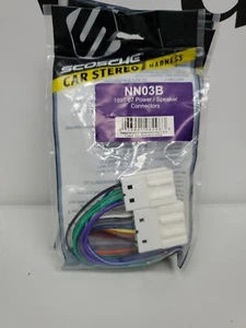 Scosche NN03B Aftermarket Stereo Wire Harness for 1995+Infiniti/Nissan Vehicles - Picture 1 of 6