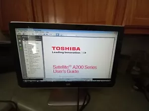 HP Pavilion 2009 Computer Monitor 20" Widescreen LCD FV583 - Picture 1 of 2