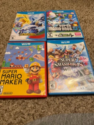 Лот 4 ИГРЫ WII U НОВЫЕ Super Mario BROS U/LUIGI, MARIO MAKER, SMASH BROS,POKKEN T - Изображение 1 из 2