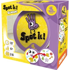 Spot It! Classic Card Game Fun Family Game for Kids & Adults Fast-Paced Matching - Picture 1 of 6