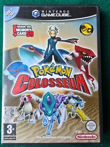 POKEMON COLOSSEUM NINTENDO GAMECUBE PAL ITA COMPLETO MEMORY CARD+VIP POINT RARO - Imagen 1 de 6
