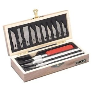 X-ACTO Products - X-ACTO - Knife Set, 3 Knives, 10 Blades, Carrying Case - So... - Picture 1 of 3