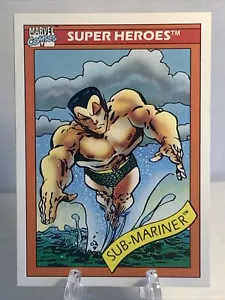 MARVEL COMICS Universe 1990 Trading Card SUB-MARINER #16 - Picture 1 of 2