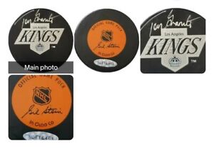 UPPER DECK HOLO STICKER COA ONLY! TONY GRANATO SIGNED LA KINGS NHL GAME PUCK🇨🇦