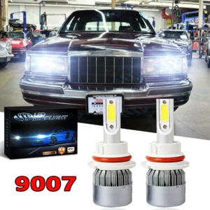 For LINCOLN Town Car 1990-2002 2X LED Headlight 9007 HB5 Bulbs High/Low Beam C6 - Picture 1 of 11
