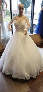 BRAND NEW Untailored Never Worn Wedding Dress  - Picture 1 of 7