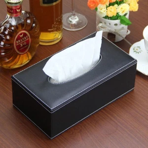 20x Porta fazzoletti viso similpelle camera da letto fazzoletti copri fazzoletti - Foto 1 di 6