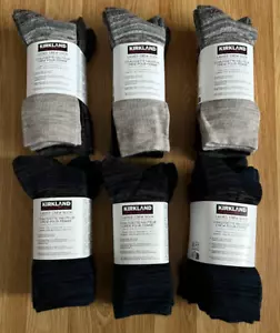 Calcetines Kirkland Damas Extra Finos Lana Merino Trail Crew - Paquete de 4 Tallas Reino Unido 4-7 - Imagen 1 de 21