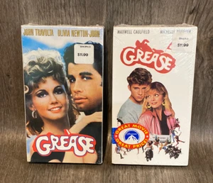 Grease And Grease 2 VHS NEW Sealed Paramount - Picture 1 of 4