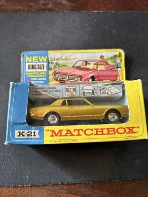 MATCHBOX KINGSIZE K-21 MERCURY COUGAR IN ORIGINAL BOX - Image 1 of 4