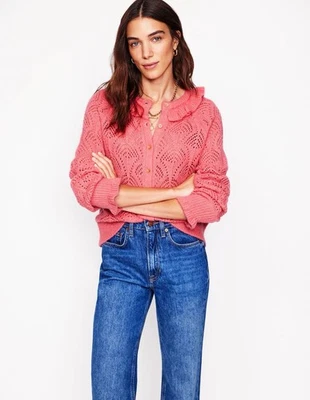 Cárdigan Boden Alice Punto Esponjoso Rosa Salmón XS Foto 1 de 4