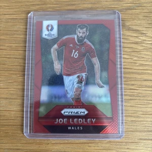 Panini Prizm 2016 UEFA Euro Red Prizm/149 Joe Ledley #124 Rookie RC Gales - Imagen 1 de 2