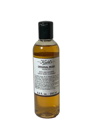 LIMPIADOR CORPORAL LÍQUIDO DE BAÑO Y DUCHA KIEHL'S ORIGINAL MUSK 8,4 fl. oz. Precintado - Imagen 1 de 4