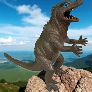 Figurina vintage Triple A Brand Godzilla T-Rex Monster 6" anni 80 spillata schiena e coda - Foto 1 di 9