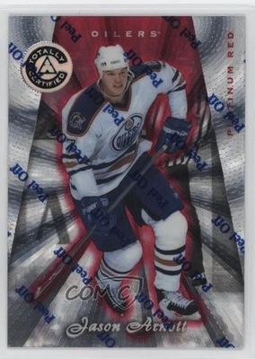 1997-98 Pinnacle Totally Certified Platinum Red /6199 Jason Arnott #124 - Image 1 of 2