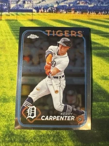 2024 Topps Chrome Kerry Carpenter #196 Detroit Tigers - Picture 1 of 2