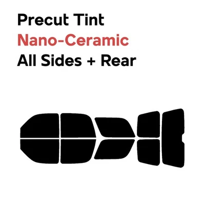 Película de ventana precortada automotriz nano cerámica cualquier % tinte para GMC Yukon 2000-2006 Foto 1 de 4