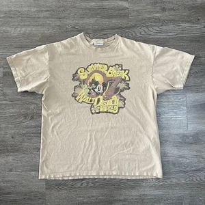 Vintage Disney Mickey Mouse T-Shirt Herren Extra Large Surf Strand Hawaii Cartoon - Bild 1 von 8