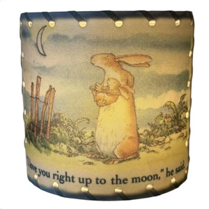 Luz nocturna "Adivina cuánto te amo - hasta la luna" - cubierta de tela - Imagen 1 de 9