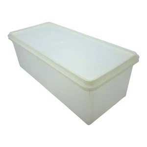 Tupperware Jumbo Bread Keeper Storage Container #606 Sheer w/Lid Vintage - Picture 1 of 7
