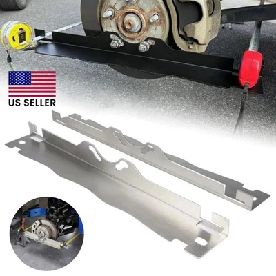 Wheel Alignment Tool Toe Plates With 2 Tape Measures Accurate Measurements  Foto 1 de 4