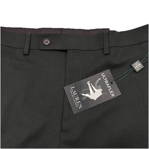 Lauren Ralph Lauren Mens Norton Ultraflex Dress Pants Hunter Green 36x32 *NWT* - Picture 1 of 15