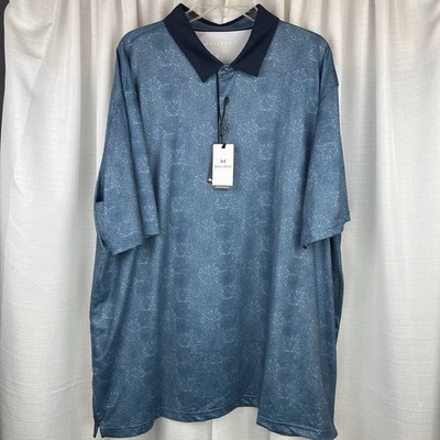 Polo Maelreg Performance Manga Corta 3XL Azul Nuevo con Etiquetas Sol Inteligente UPF 30+ Absorbente Foto 1 de 4
