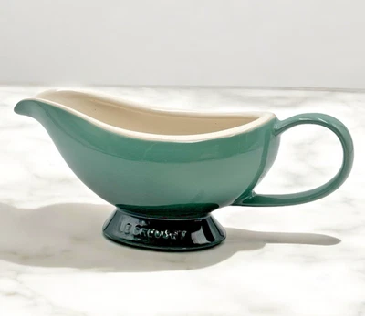 Le Creuset Heritage Gravy Boat Second Choix Deep Teal 16 Oz - Image 1 of 4