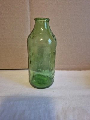 Botella de vidrio de cerveza Rolling Rock Premium vintage de 7 oz. Foto 1 de 4
