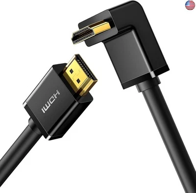 Cable HDMI UGREEN 4K ángulo recto 270 grados cable HDMI de alta velocidad cable HDMI 2.0 Foto 1 de 4