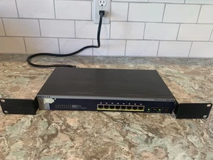 Netgear ProSafe GS510TP 8-port Gigabit PoE+ Switch 2 Gigabit SFP Ports - Picture 1 of 8