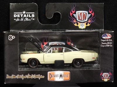 M2 Machines 69 1969 Plymouth Road Runner 440 6-Pack Detroit Muscle Car R38 17-24 - Image 1 of 2