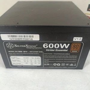 Silverstone 600W SST-ST60F-ESB Strider Essential PFC Interrupteur Alimentation Bronze - Photo 1/16