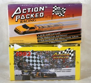 1993 Series II & Series III Action Packed NASCAR Racing Trading Cards Sealed - Picture 1 of 5
