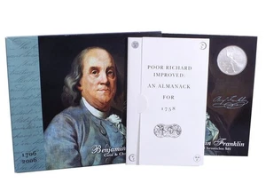 2006 P Benjamin Franklin Coin & Chronicles Set 90% Silver BU Dollar - Picture 1 of 1