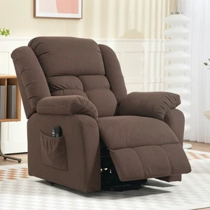 HOMCOM Relaxsessel, Fernsehsessel mit Aufstehhilfe, Heiz- und Massagefunktion - Bild 1 von 10