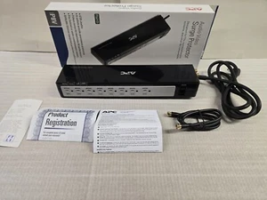 APC Premium Audio/Video Surge Protector 8 Outlet with Coax Protection, 120V - Picture 1 of 6