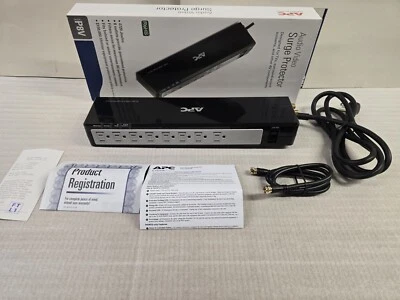 APC Premium Audio/Video Surge Protector 8 Outlet with Coax Protection, 120V - Image 1 of 4