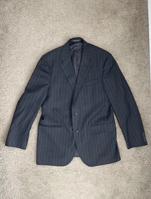 Blazer Polo Ralph Lauren Negro Rayas 40R Foto 1 de 4