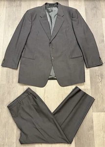 Traje Armani Collezioni Gris Lana/Mohair - Blazer (42L EE. UU.) Pantalones (42x31) - Imagen 1 de 12