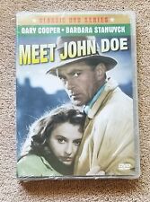 Meet John Doe DVD New/Sealed Gary Cooper – Barbara Stanwyck