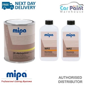 MIPA 2K Activ Self Etching Etch Primer 2L 2 Part With Acid Solution W/ 2 x WPZ - Picture 1 of 4