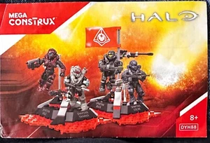 Mega Construx Halo Fireteam Osiris DYH88 Instructions Manual Fold Out ONLY - Picture 1 of 2